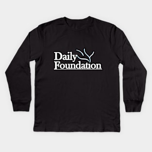 The Daily Foundation Logo Alt Kids Long Sleeve T-Shirt